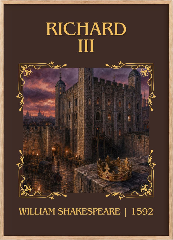 Richard III Classic Book Art Print by William Shakespeare