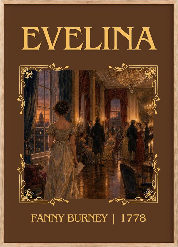 Evelina Classic Book Art Print by Fanny Burney