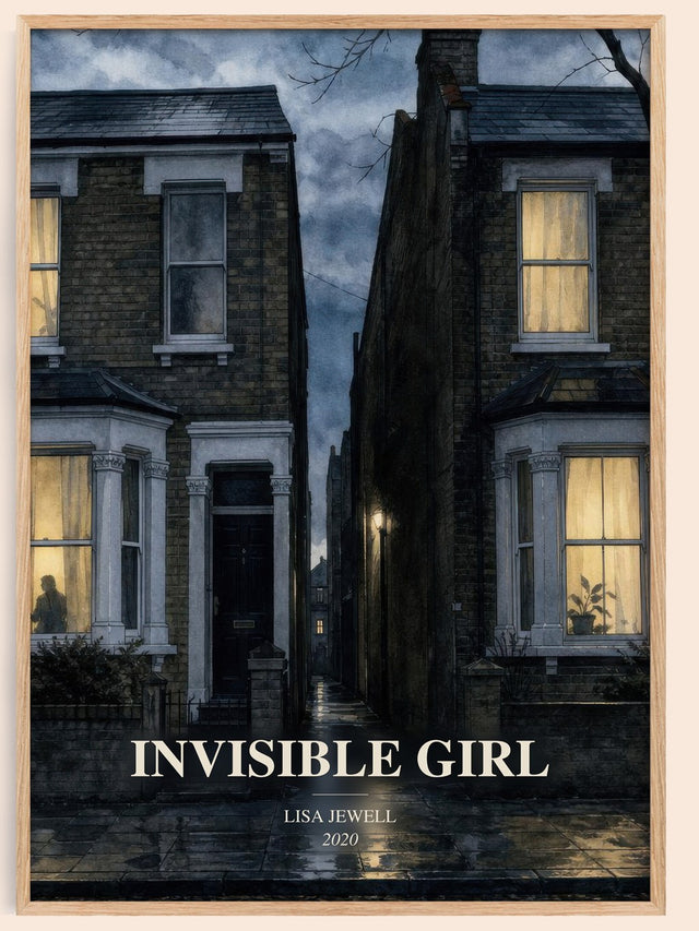 Invisible Girl Book Watercolour Illustration by Lisa Jewell
