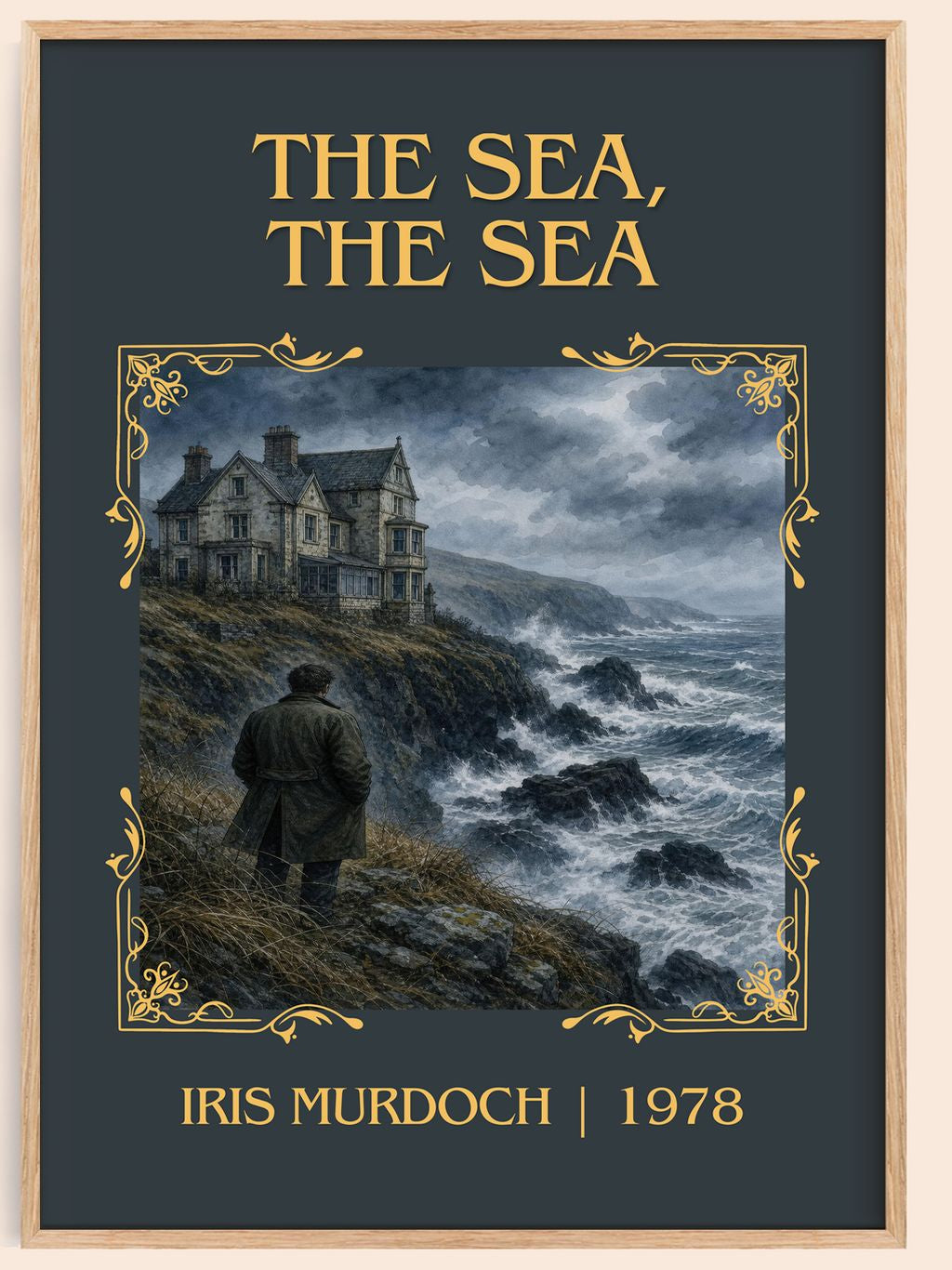The Sea, The Sea Classic Book Art Print by Iris Murdoch – book poster