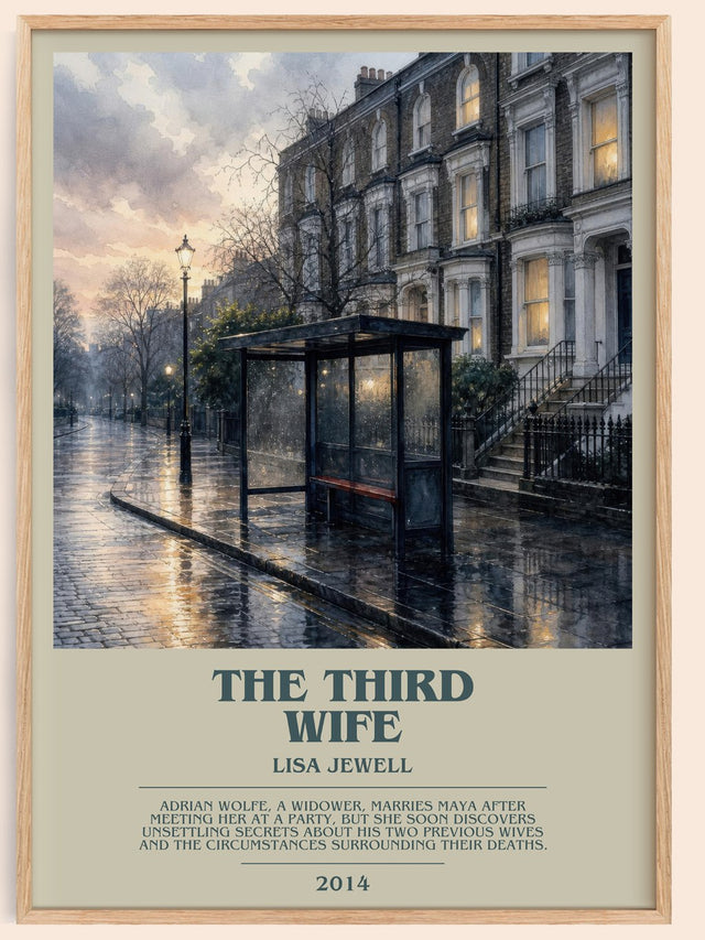 The Third Wife Bookish Wall Art by Lisa Jewell