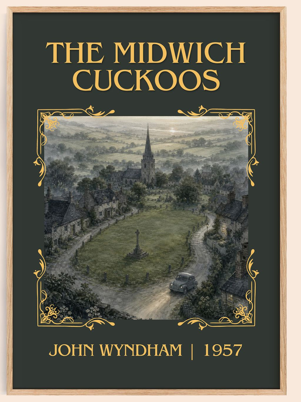 The Midwich Cuckoos Classic Book Art Print by John Wyndham – book poster