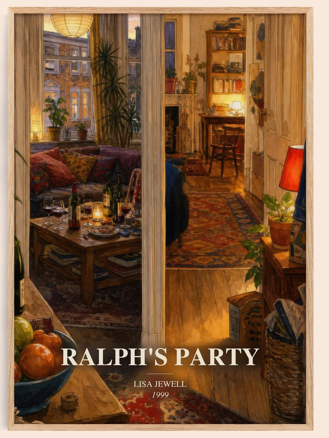 Ralph'S Party Book Watercolour Illustration by Lisa Jewell