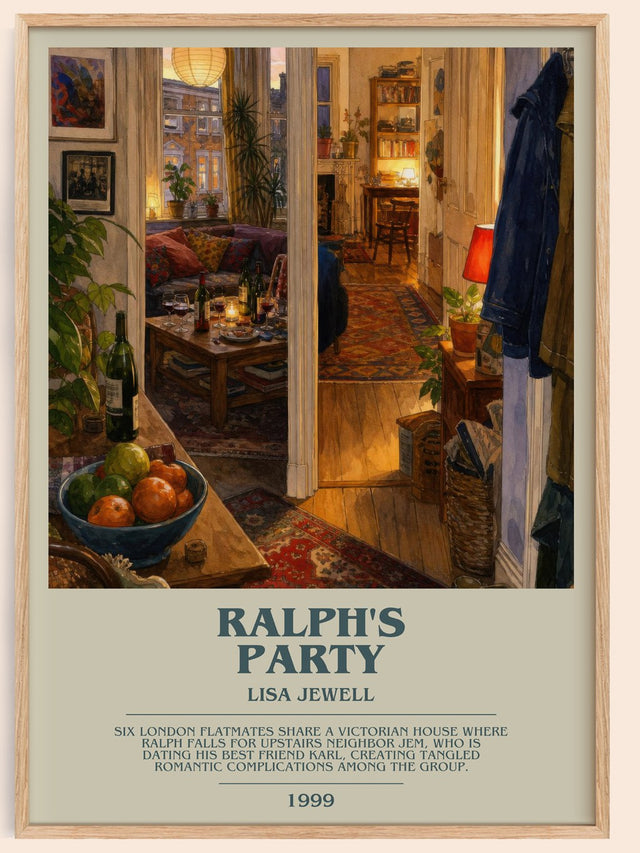 Ralph'S Party Bookish Wall Art by Lisa Jewell
