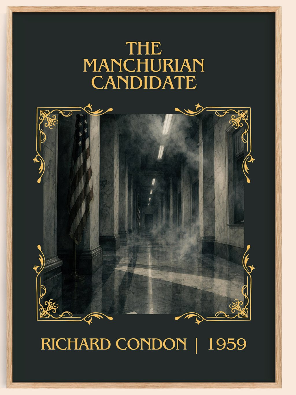 The Manchurian Candidate Classic Book Art Print by Richard Condon – book poster