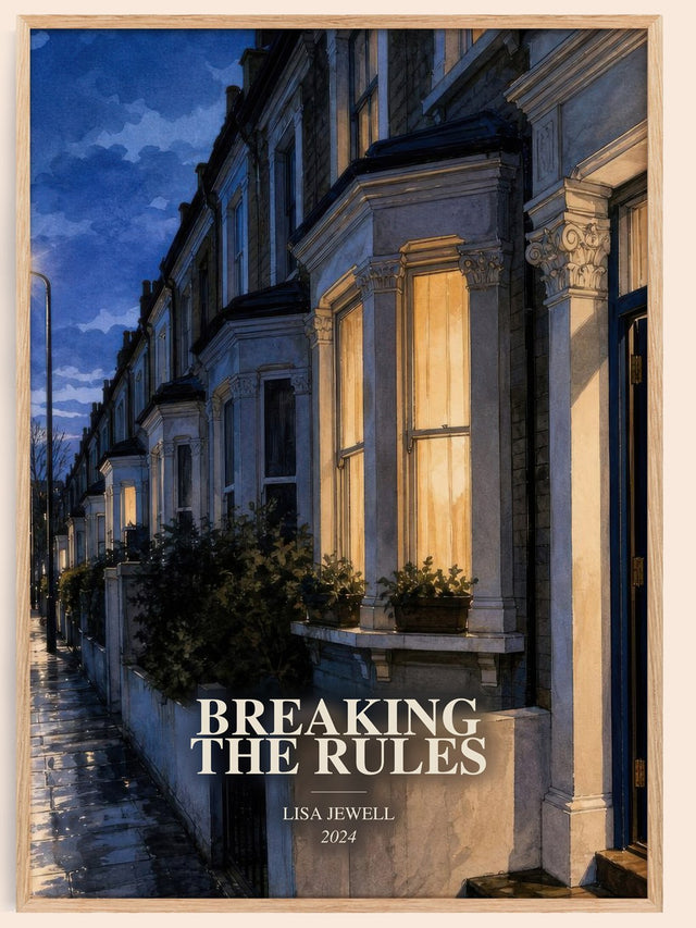 Breaking The Rules Book Watercolour Illustration by Lisa Jewell