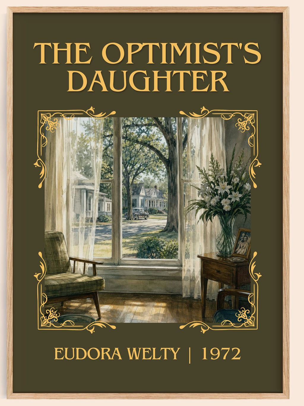 The Optimist's Daughter Classic Book Art Print by Eudora Welty – book poster