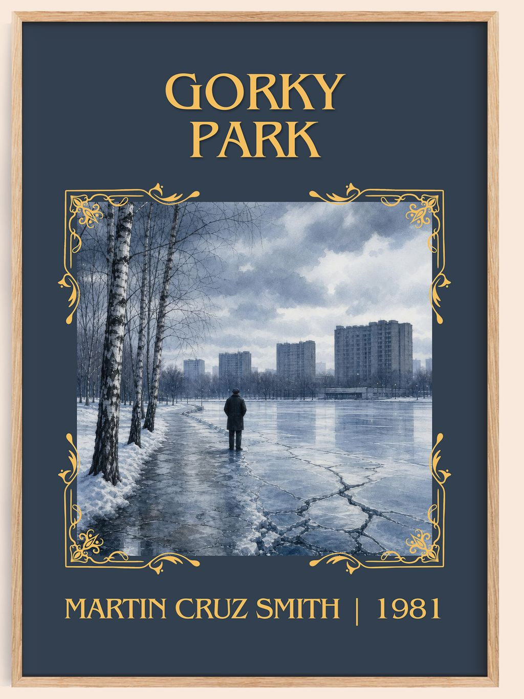 Gorky Park Classic Book Art Print by Martin Cruz Smith – book poster