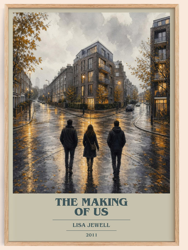 The Making Of Us Book Cover Poster by Lisa Jewell