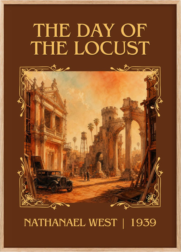 The Day of the Locust Classic Book Art Print by Nathanael West