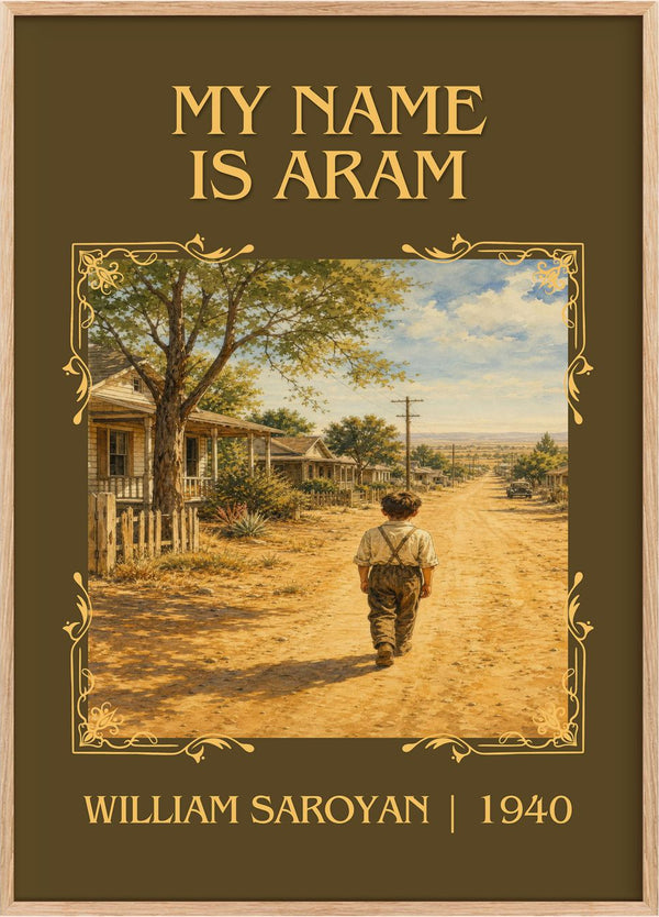 My Name Is Aram Classic Book Art Print by William Saroyan
