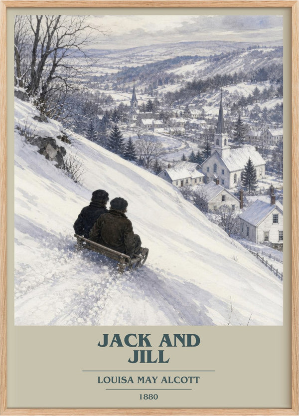 Jack And Jill Book Cover Poster by Louisa May Alcott