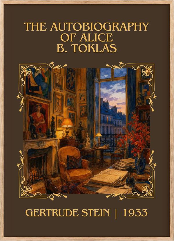 Autobiography of Alice B. Toklas Classic Book Art Print by G. Stein