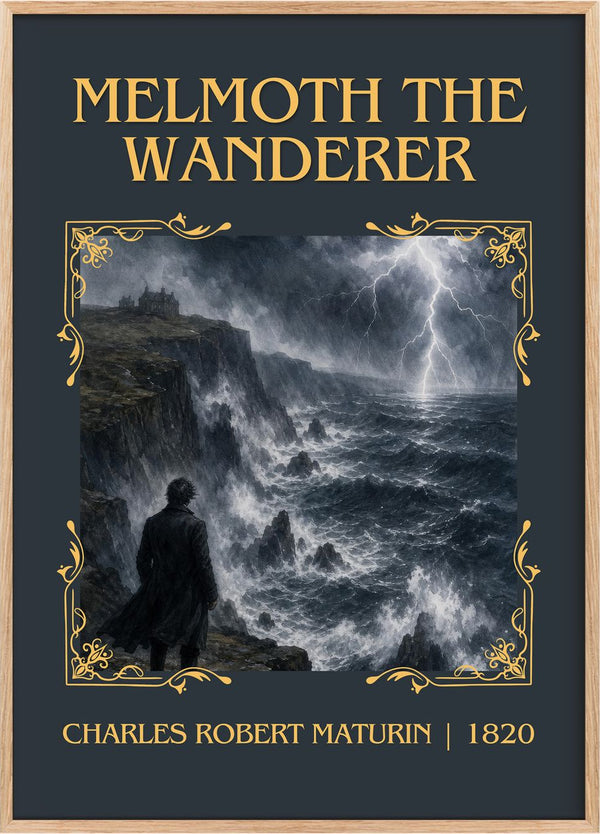 Melmoth the Wanderer Classic Book Art Print by Charles Robert Maturin