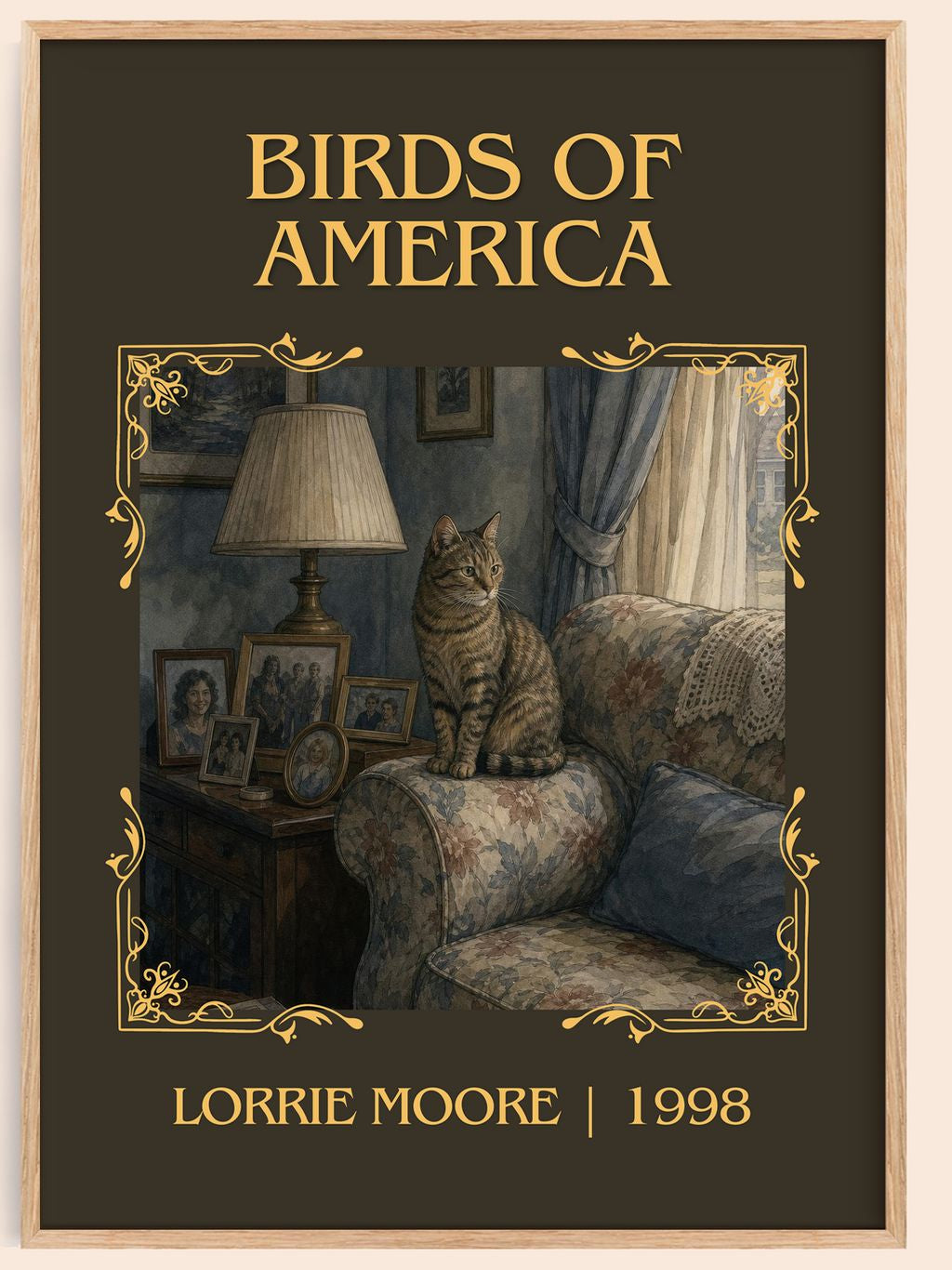 Birds of America Classic Book Art Print by Lorrie Moore – book poster