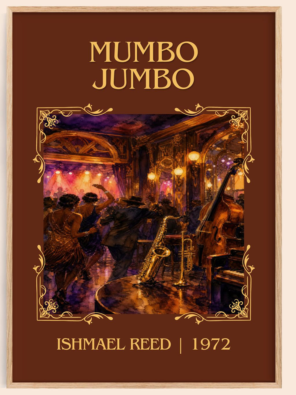Mumbo Jumbo Classic Book Art Print by Ishmael Reed – book poster