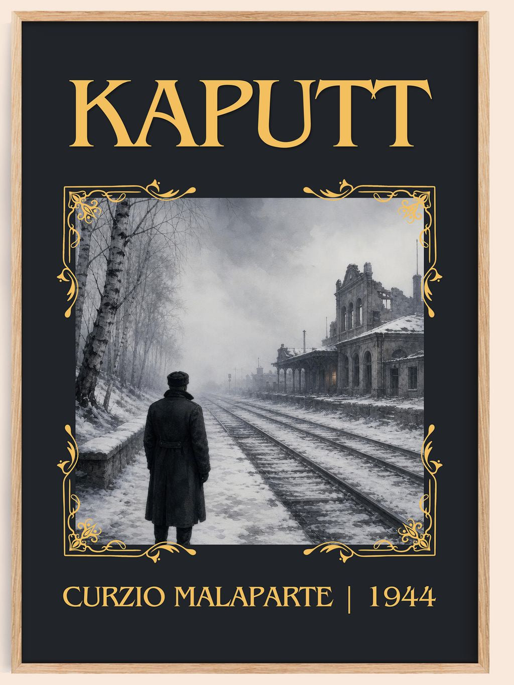 Kaputt Classic Book Art Print by Curzio Malaparte – book poster