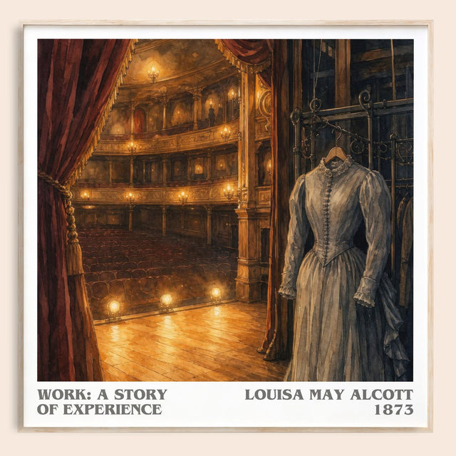 Work: A Story Of Experience Literary Art Print by Louisa May Alcott