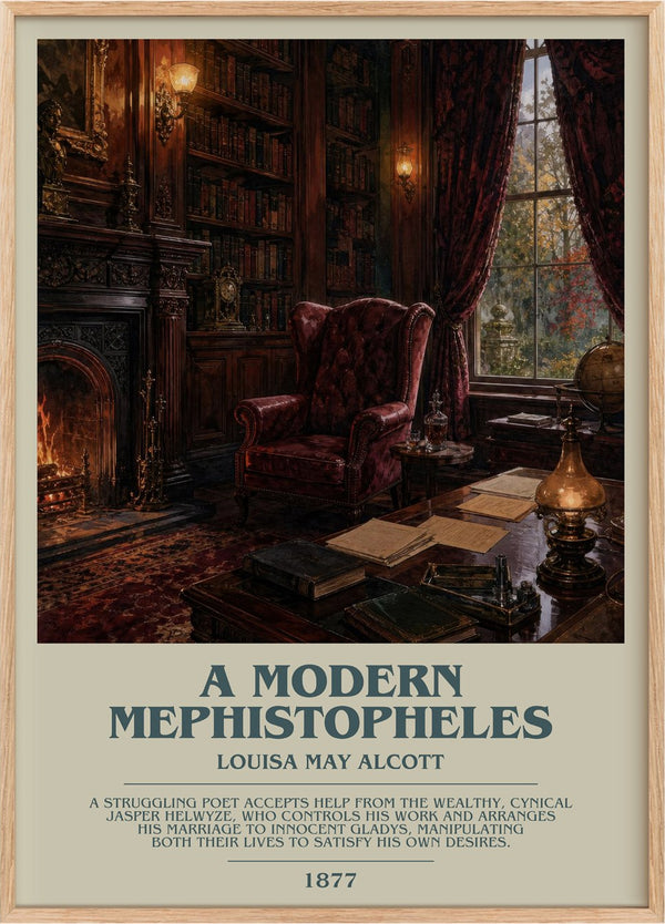 A Modern Mephistopheles Bookish Wall Art by Louisa May Alcott