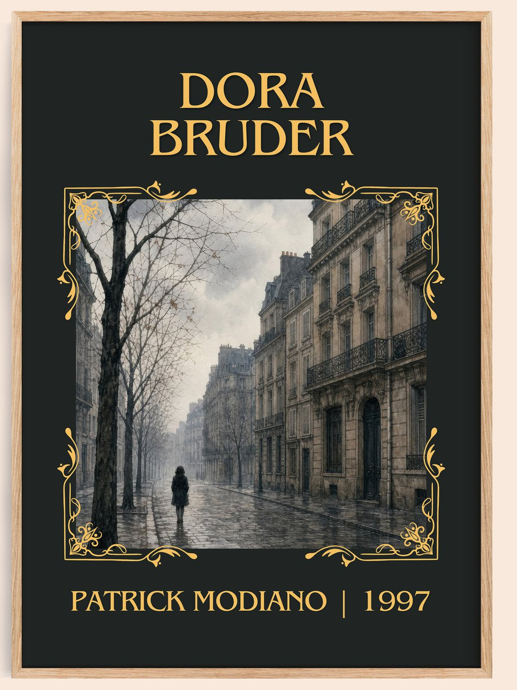 Dora Bruder Classic Book Art Print by Patrick Modiano – book poster