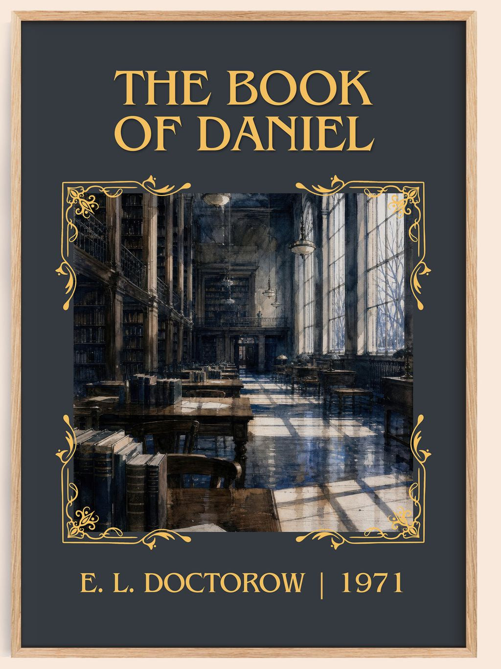 The Book of Daniel Classic Book Art Print by E. L. Doctorow – book poster