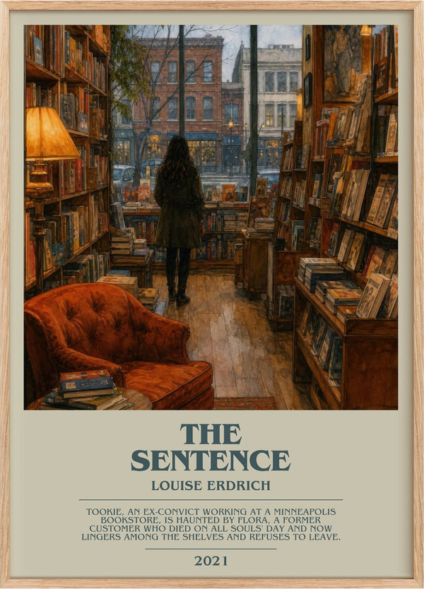 The Sentence Bookish Wall Art by Louise Erdrich