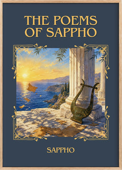 The Poems of Sappho Classic Book Art Print by Sappho