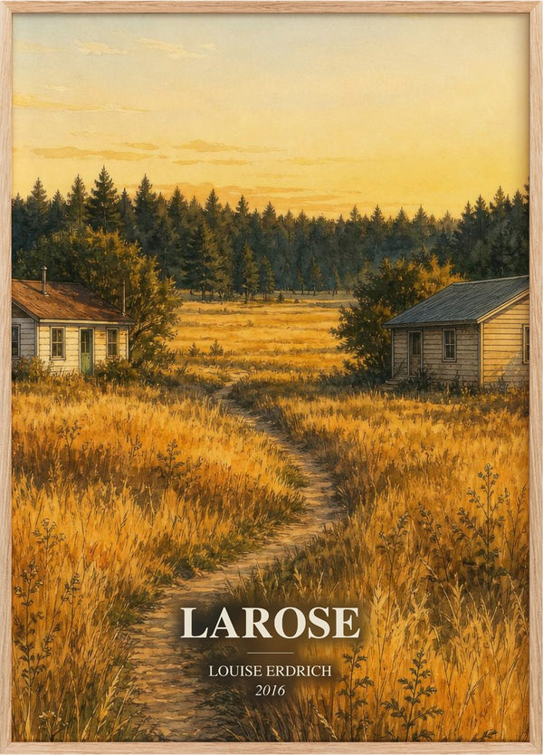 Larose Book Watercolour Illustration by Louise Erdrich