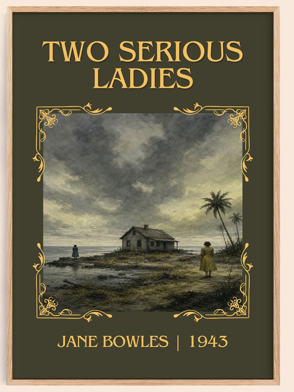 Two Serious Ladies Classic Book Art Print by Jane Bowles – book poster