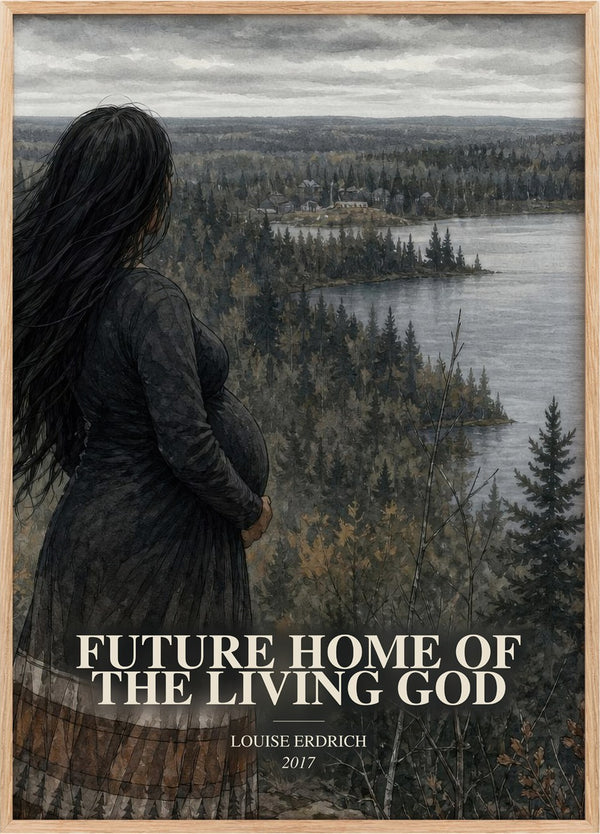 Future Home Of The Living God Book Watercolour Illustration – L.