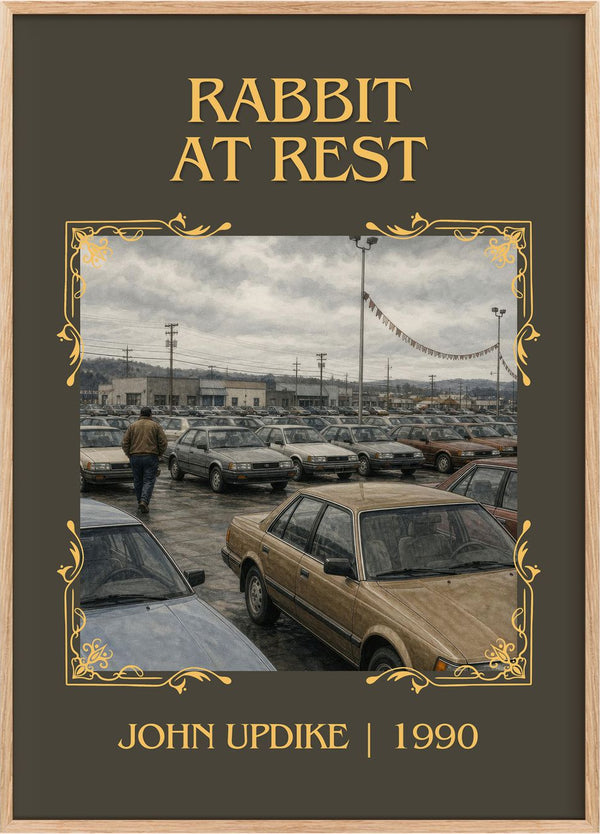 Rabbit at Rest Classic Book Art Print by John Updike