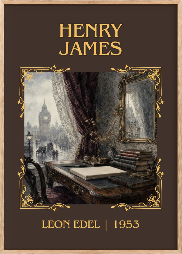 Henry James Classic Book Art Print by Leon Edel