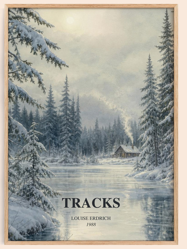 Tracks Book Watercolour Illustration by Louise Erdrich