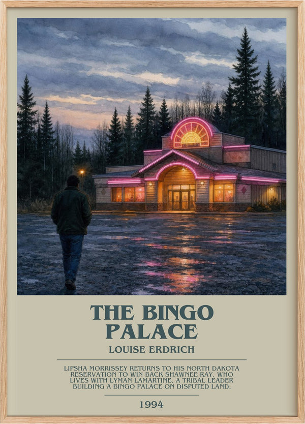 The Bingo Palace Bookish Wall Art by Louise Erdrich