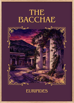 The Bacchae Classic Book Art Print by Euripides