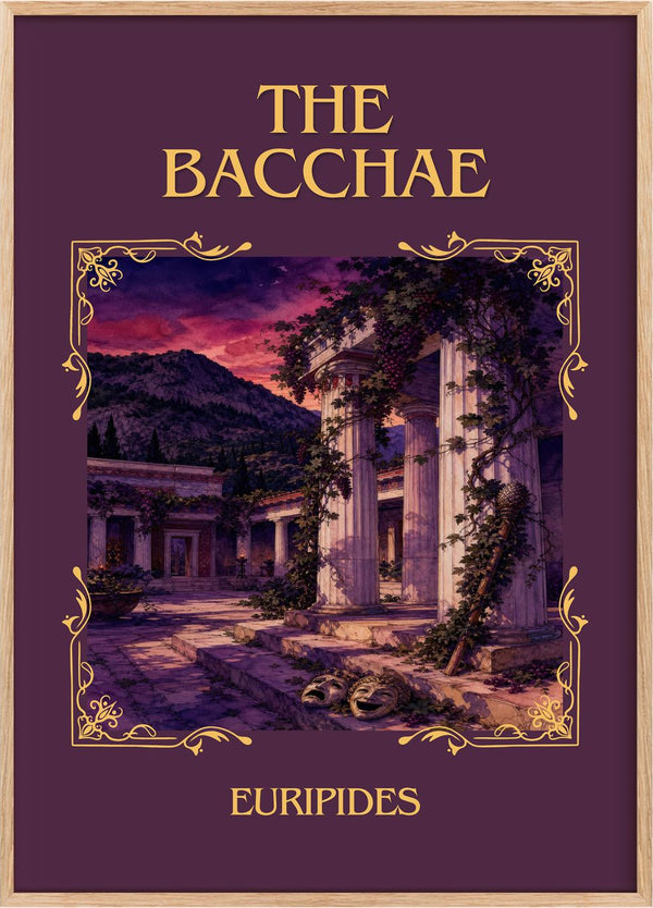 The Bacchae Classic Book Art Print by Euripides