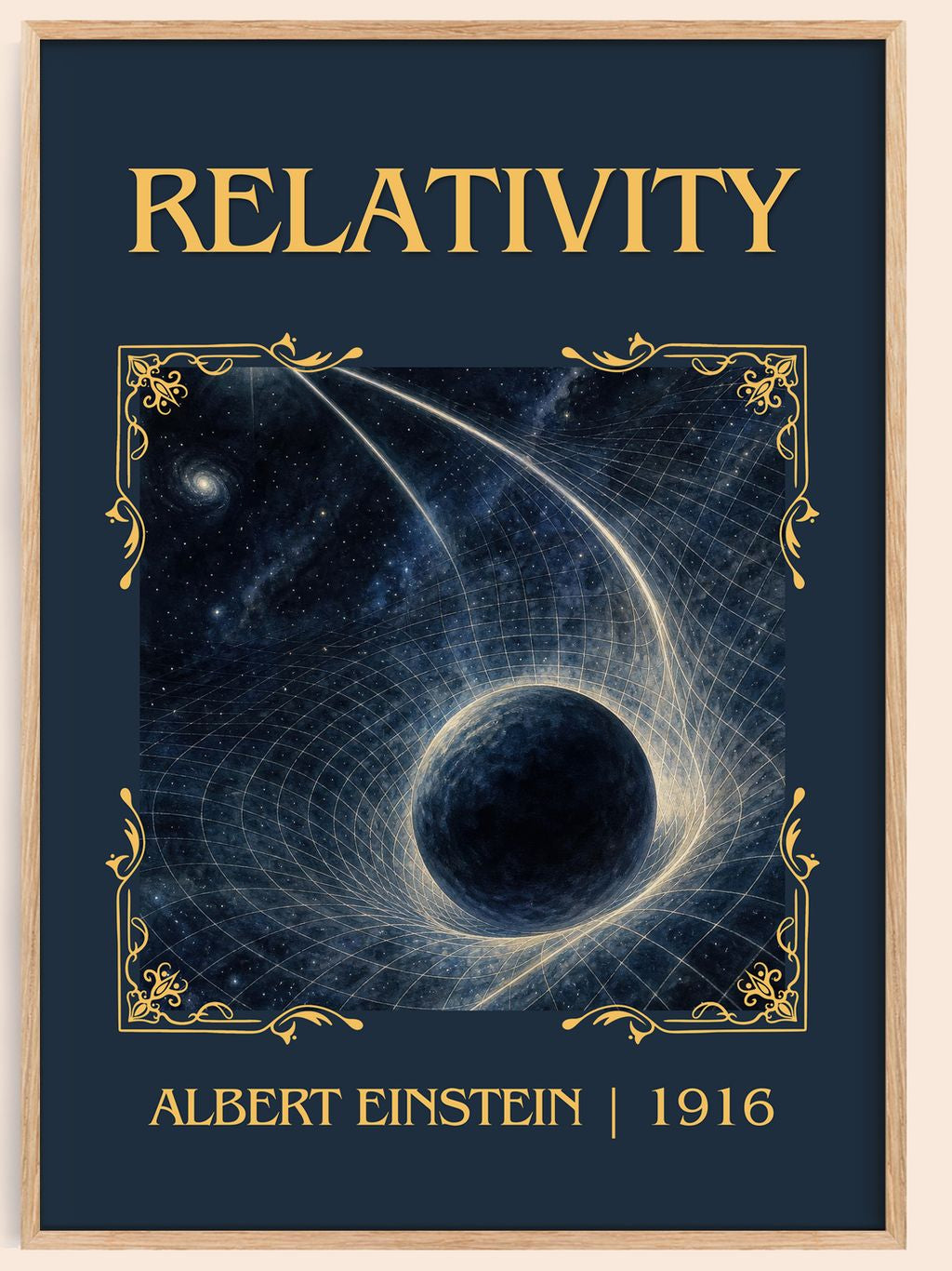 Relativity Classic Book Art Print by Albert Einstein – book poster