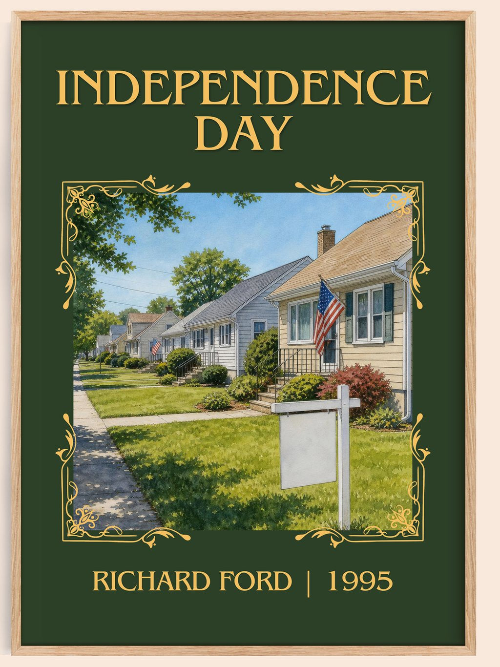 Independence Day Classic Book Art Print by Richard Ford – book poster