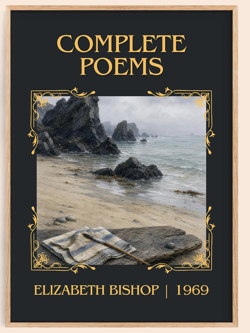Complete Poems Classic Book Art Print by Elizabeth Bishop – book poster