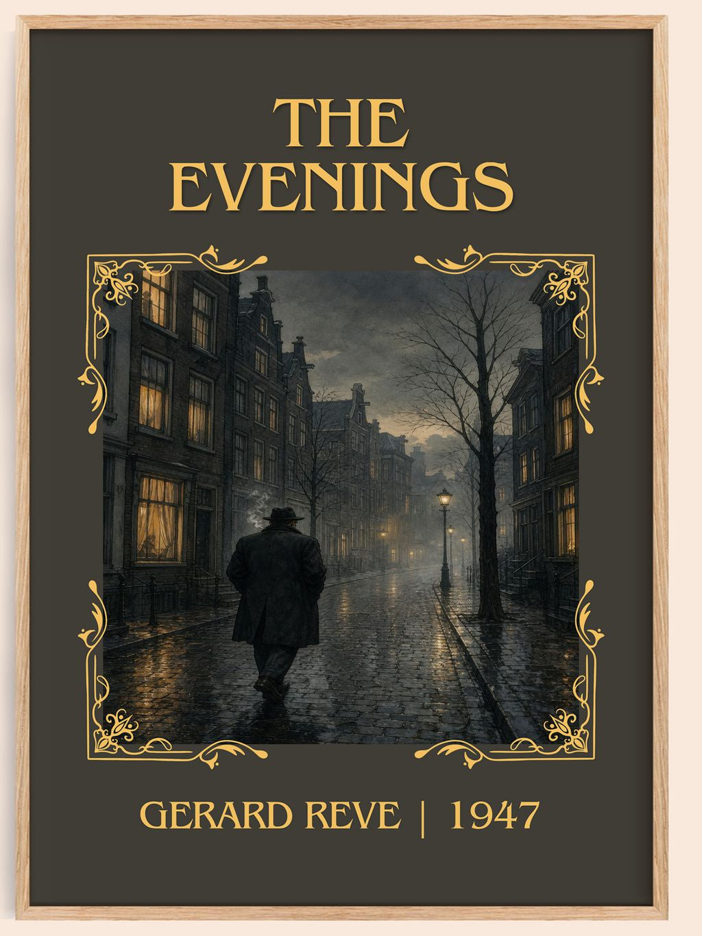 The Evenings Classic Book Art Print by Gerard Reve – book poster