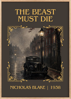 The Beast Must Die Classic Book Art Print by Nicholas Blake