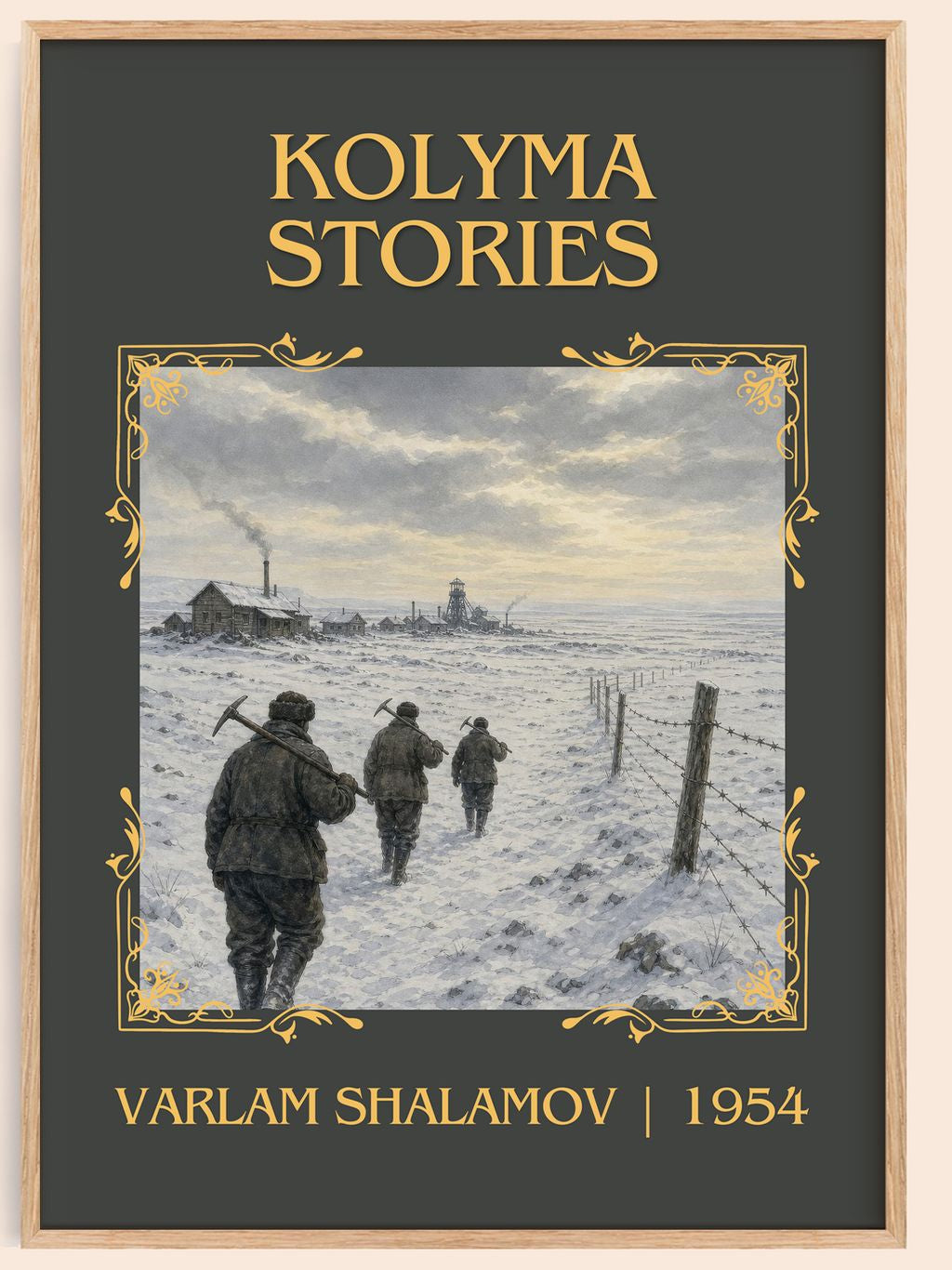 Kolyma Stories Classic Book Art Print by Varlam Shalamov – book poster