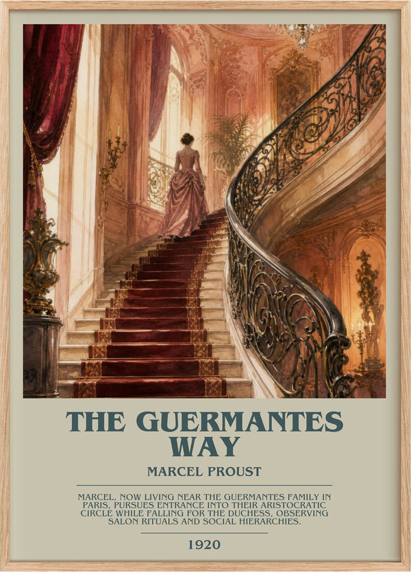 The Guermantes Way Bookish Wall Art by Marcel Proust