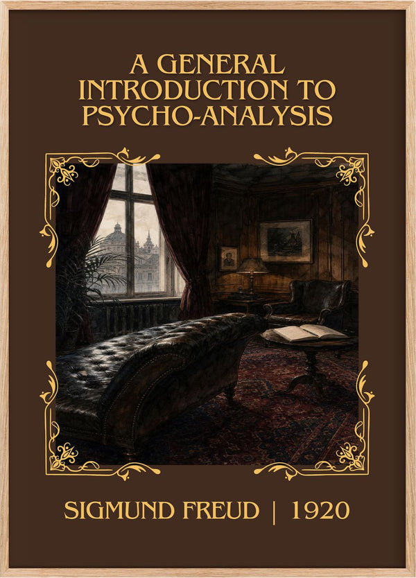 A General Introduction to Psycho-Analysis Classic Book Art Print by Sigmund Freud