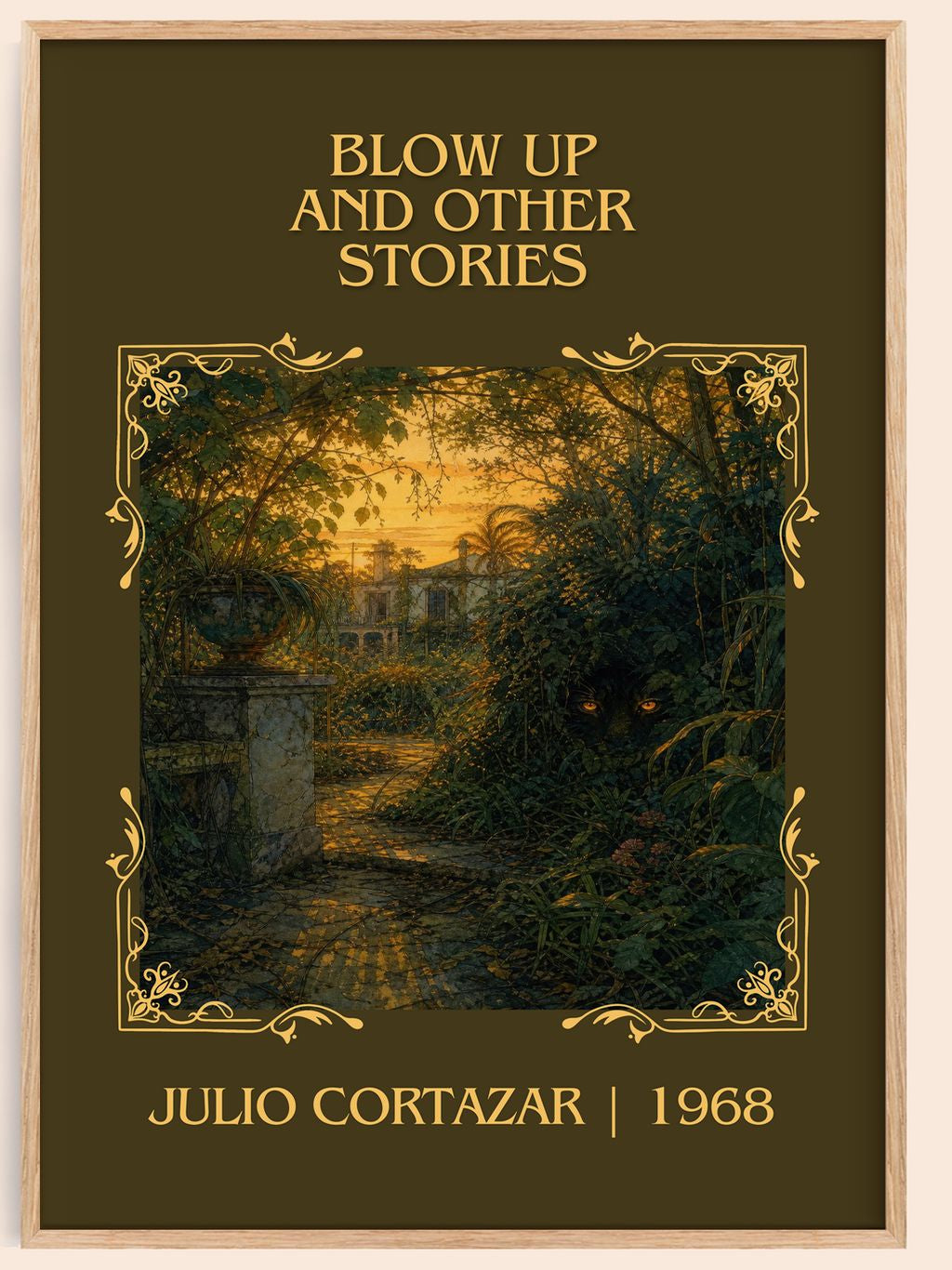 Blow Up And Other Stories Classic Book Art Print by Julio Cortazar – book poster