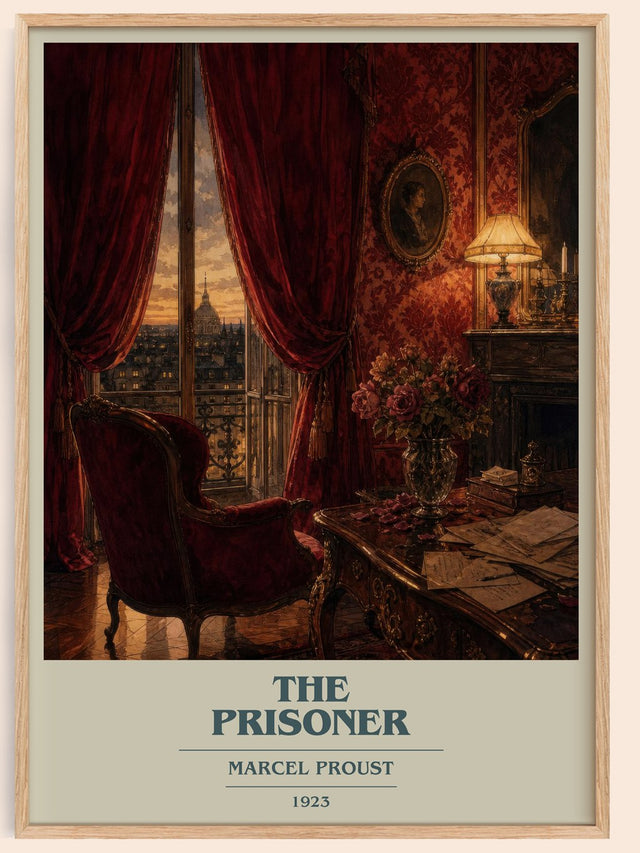 The Prisoner Book Cover Poster by Marcel Proust