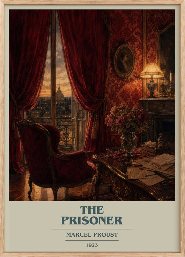 The Prisoner Book Cover Poster by Marcel Proust