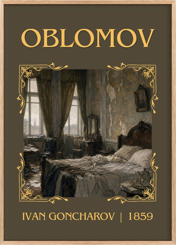 Oblomov Classic Book Art Print by Ivan Goncharov