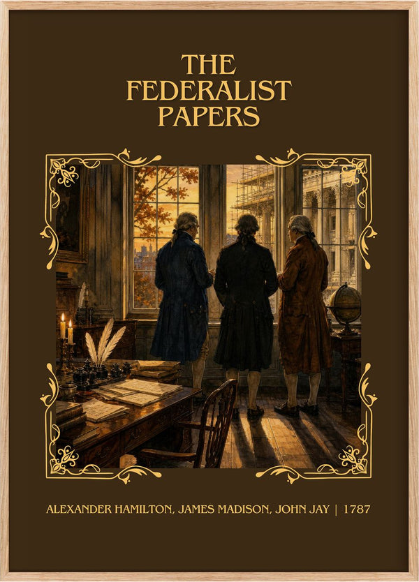 Federalist Papers Classic Book Art Print by A. Jay