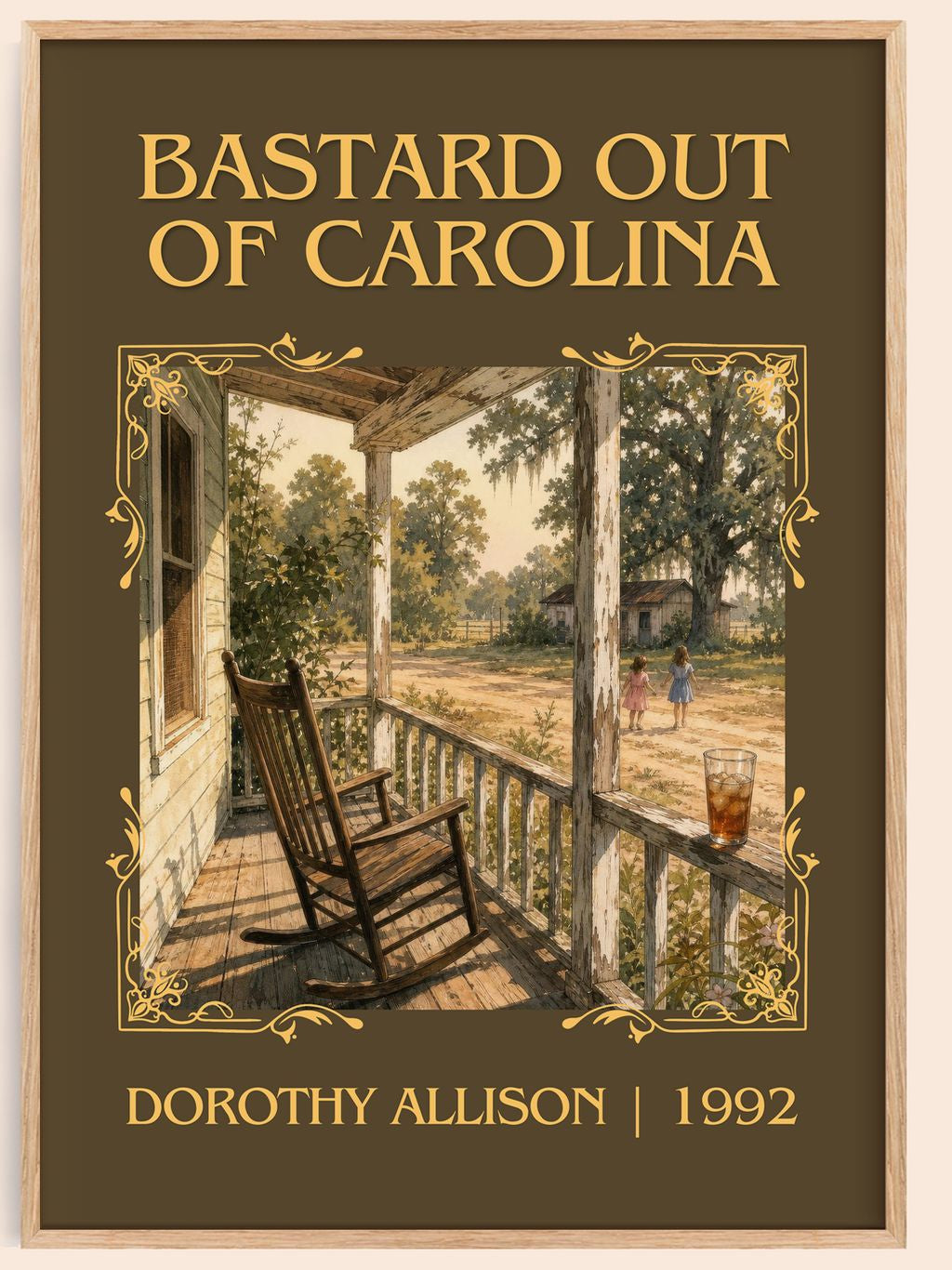 Bastard Out of Carolina Classic Book Art Print by Dorothy Allison – book poster